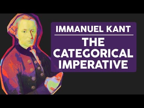 Kant's Categorical Imperative (deontology)