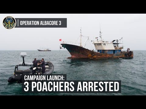 Operation Albacore 3 Campaign Launch: Three Poachers Arrested