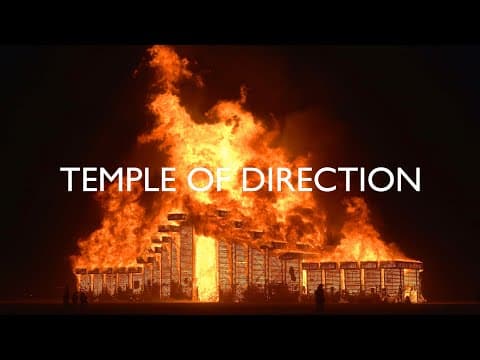 The Temple of Direction burns — 2019