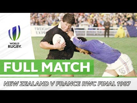 All Blacks Win First Rugby World Cup