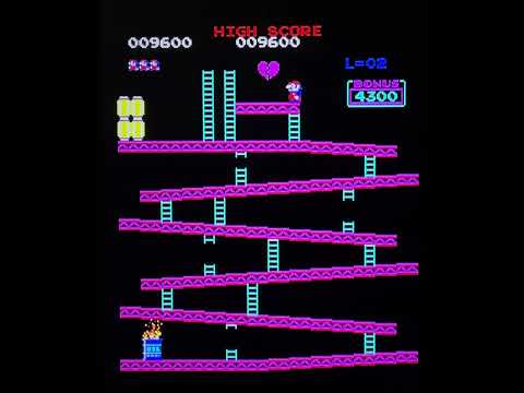 Donkey Kong on Original 1981 Arcade Hardware