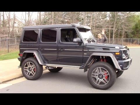 Doug DeMuro's detailed look at the G 550 4x4 squared