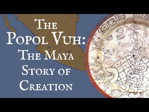 The Popol Vuh: a Maya book that survived as a copy of a copy