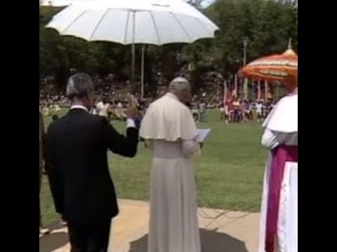 Pope John Paul II in Honiara, May 1984