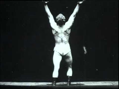 1903 Edison Kinetoscope recorded Eugen Sandow Father of Modern Day Bodybuilding