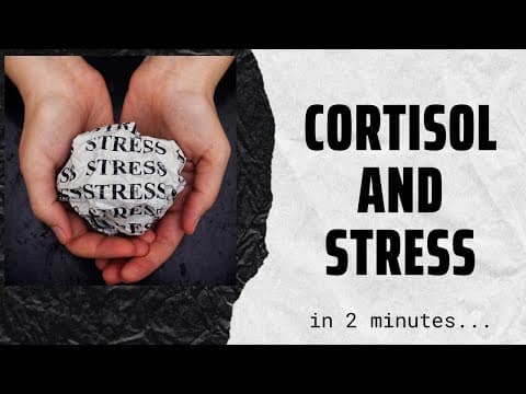 Cortisol the stress hormone in 2 mins!