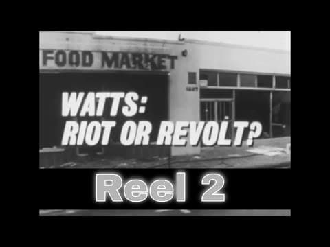 "Watts — Riot or Revolt?" CBS special, 1965 (part 2)