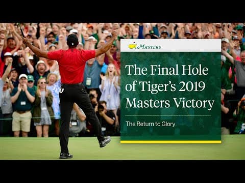 Tiger Woods Wins the Masters