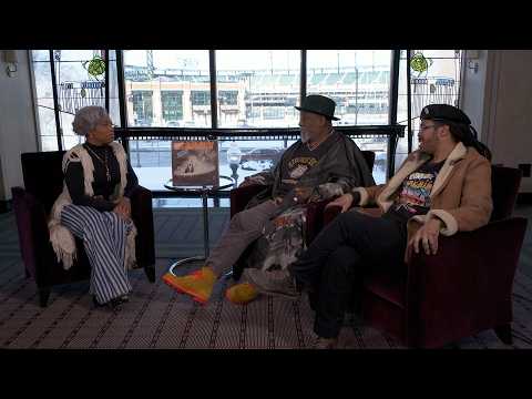 George Clinton and Maurice “Pirahnahead” Herd on recording at United Sound Systems Recording Studios