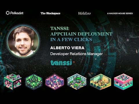 Tanssi: Appchain Deployment in a Few Clicks | The Blockspace | ETHDenver 2024
