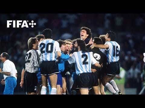 Schillaci's tears for the hosts in 1990