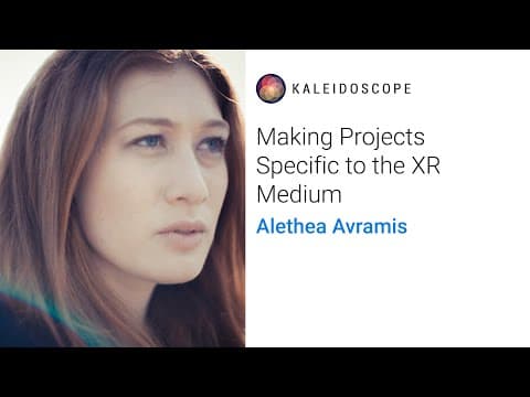 Making Projects Specific to the XR Medium with Alethea Avramis