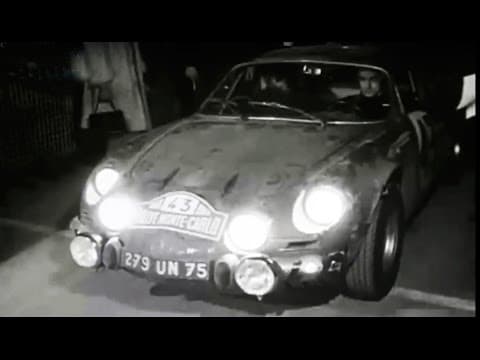 Rally de Montecarlo de 1968 - Winner Vic Elford (Porsche 911 S)
