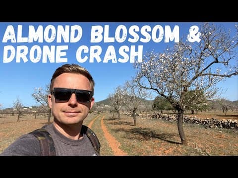 Almond Blossom IBIZA Adventure, DRONE CRASH & Cala d'Albarca