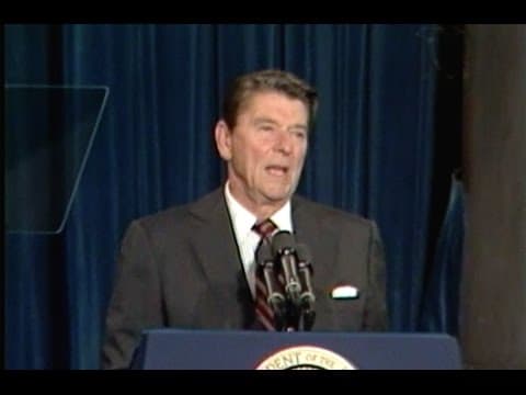 Reagan declares war on drugs and organised crime, 1982