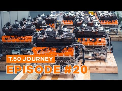 T.50 VLOG | EPISODE #20 | COSWORTH GMA V12 PRODUCTION