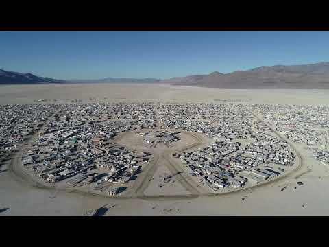 Burning Man Aerial
