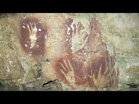 Hand stencils in Sulawesi may be the oldest cave art
