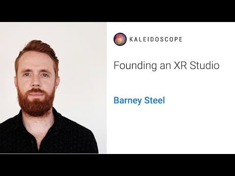 Founding an XR Studio with Barney Steel