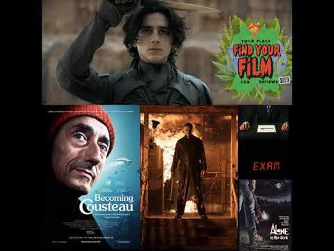 Dune, Becoming Cousteau, Halloween Kills, Alone in The Dark, Exam