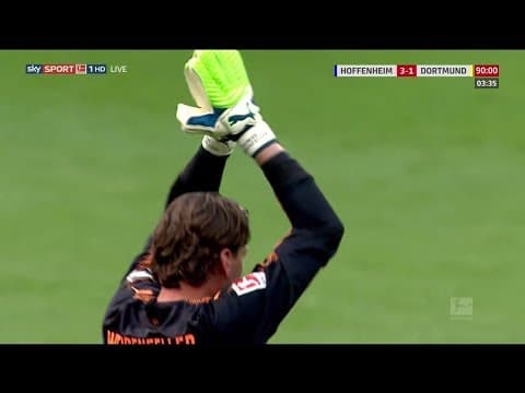 Weidenfeller's last ever substitution as a BVB player