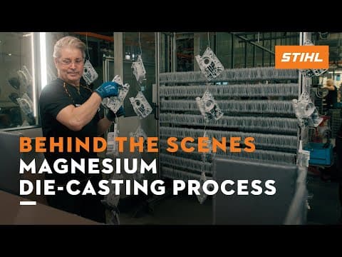 STIHL magnesium die-casting process | Behind the scenes
