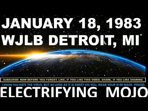 Behind the Waves: What Happened with Electrifying Mojo on Jan 18, 1983?