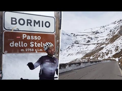 The Iconic Stelvio: Snow At Giro d'Italia