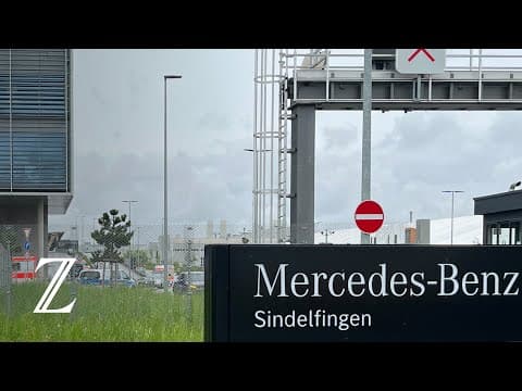 Sindelfingen: Zwei Menschen sterben nach Schüssen in Mercedes-Werk - Polizeisprecher berichtet