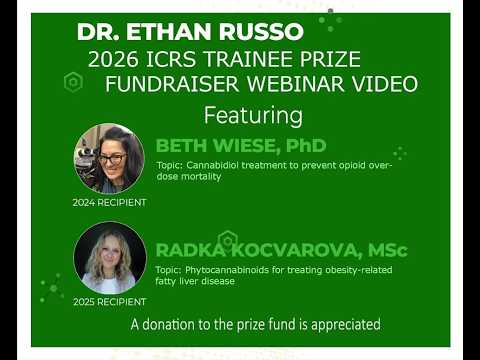 ICRS Ethan Russo Trainee Prize webinar, 2026
