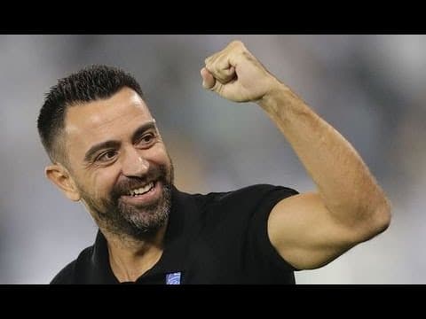 Xavi Hernández es el nuevo DT del Club Barcelona
