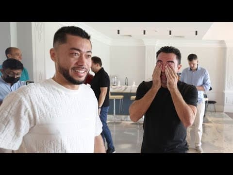 Así fue la EMOTIVA despedida de Xavi Hernández del Al-Sadd