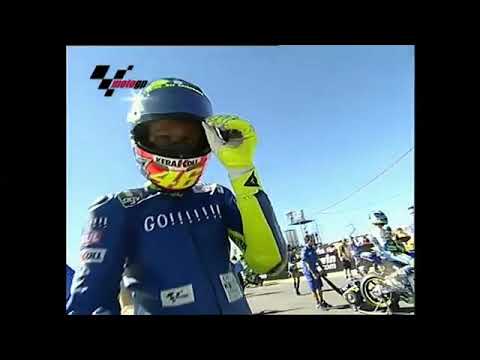 Debut rossi di yamaha motogp 2004 welkom afrika selatan