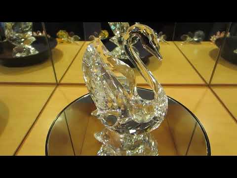The iconic Swarovski swan