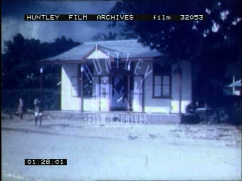 Anglican cathedral funeral and Chinatown, Honiara, 1970s