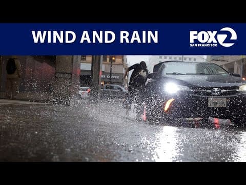 Atmospheric river brings wind and rain to the city