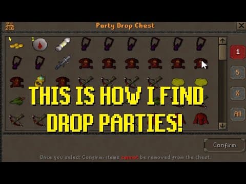 Hunting for drop parties