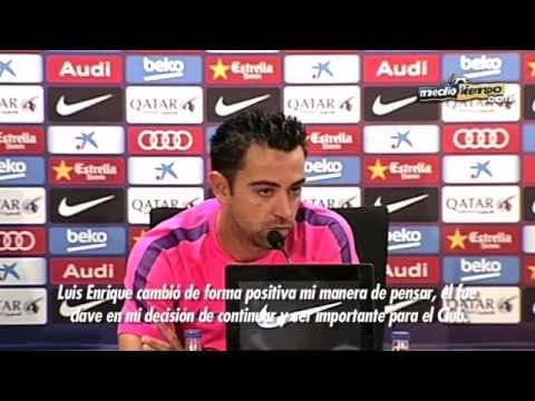 Xavi Hernández anunció su renuncia a la Selección Española