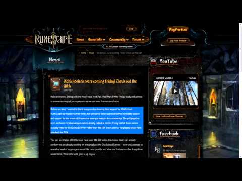 Old School servers announced