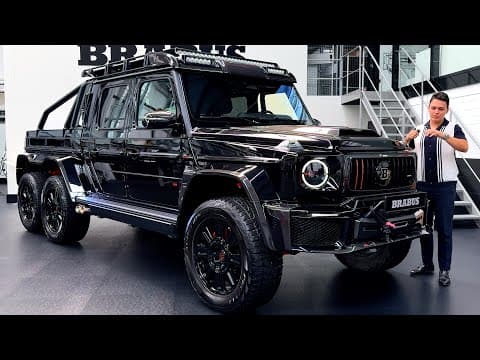 Brabus 6x6 pickup based on the G63