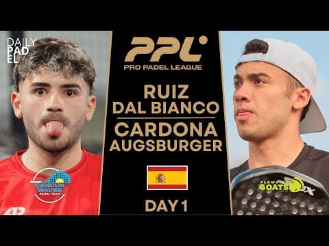 ULTRA FAST PACE | Alex Ruiz & Dal Bianco VS Cardona & Augsburger | PRO PADEL LEAGUE SAN…