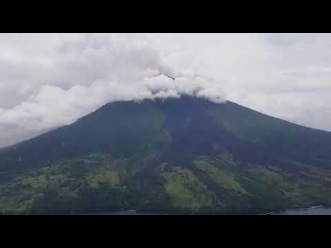 The Manam Island eruption
