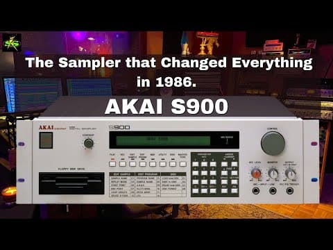 The history of the AKAI S900 from 1986 until the release of the AKAI S950