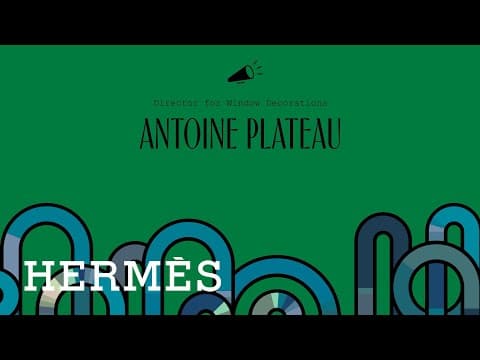 Listen to Antoine Platteau's voice, the man behind Hermès windows