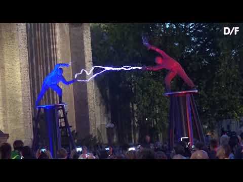 Gentse Feesten 2018 . opening om 22.30 uur: bliksemgevecht