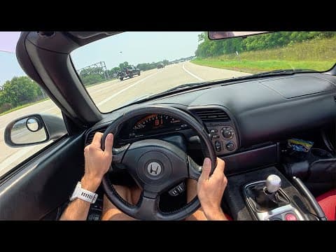 Honda S2000 AP1 Commute - 9,000RPM Is Better Than Coffee  (POV Binaural Audio)