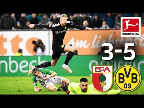 FC Augsburg 3-5 Borussia Dortmund – full highlights