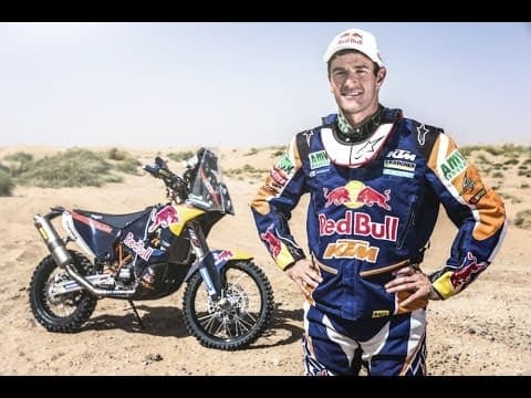 Marc Coma of Red Bull KTM Factory Team preps for Dakar 2014
