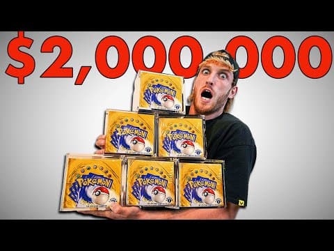 Logan Paul: I spent $2,000,000 on Pokémon cards