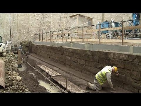 کشف قنات باستانی رم در حفاری مترو